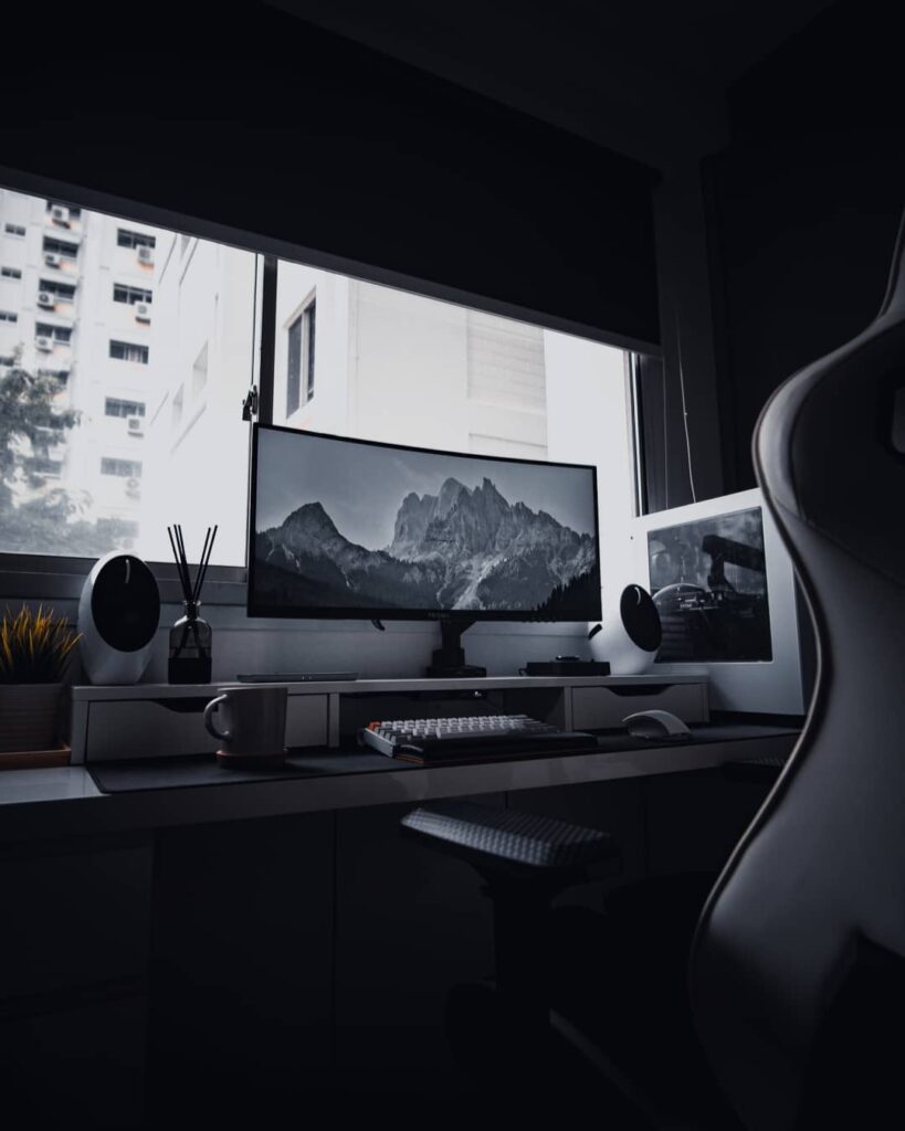 ultrawide monitor shot in singapore