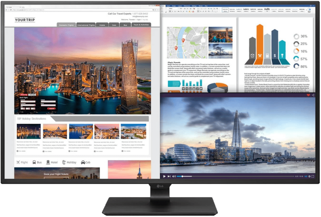 unbox therapy gaming pc using the LG 43UD79-B