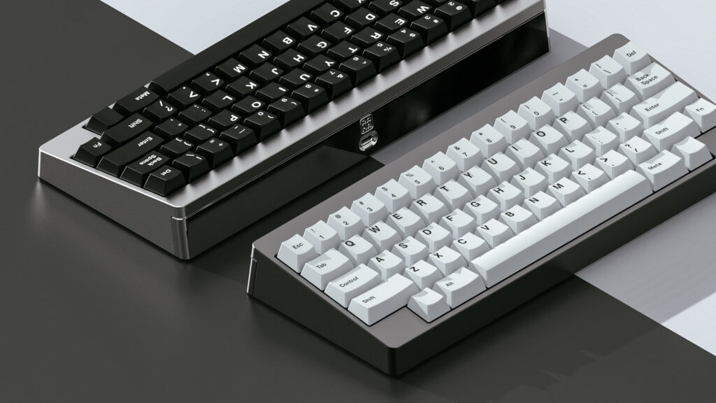 RAMA Works M60-A custom minimal mechanical keyboard