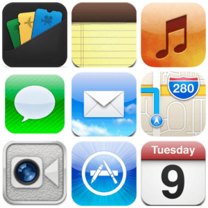 ios 6 app icons