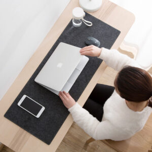 Grey Desk Mat