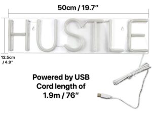 Hustle Neon Sign