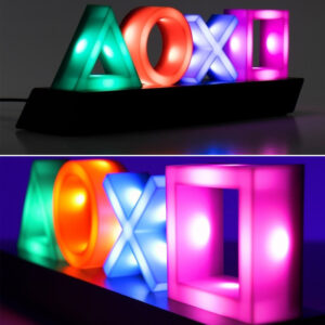 playstation icons buttons led sign