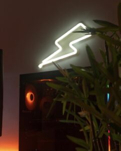Lightning Bolt LED Light