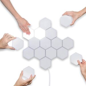 hexagon rgb light