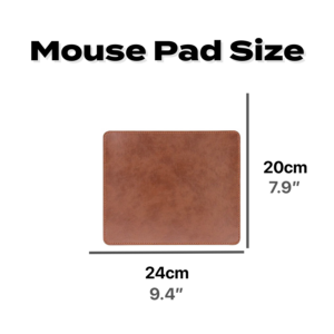 genuine leather mouse pad