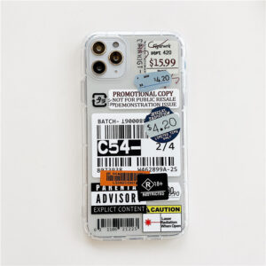retro label iphone case