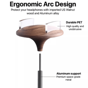 Walnut Headphone Stand
