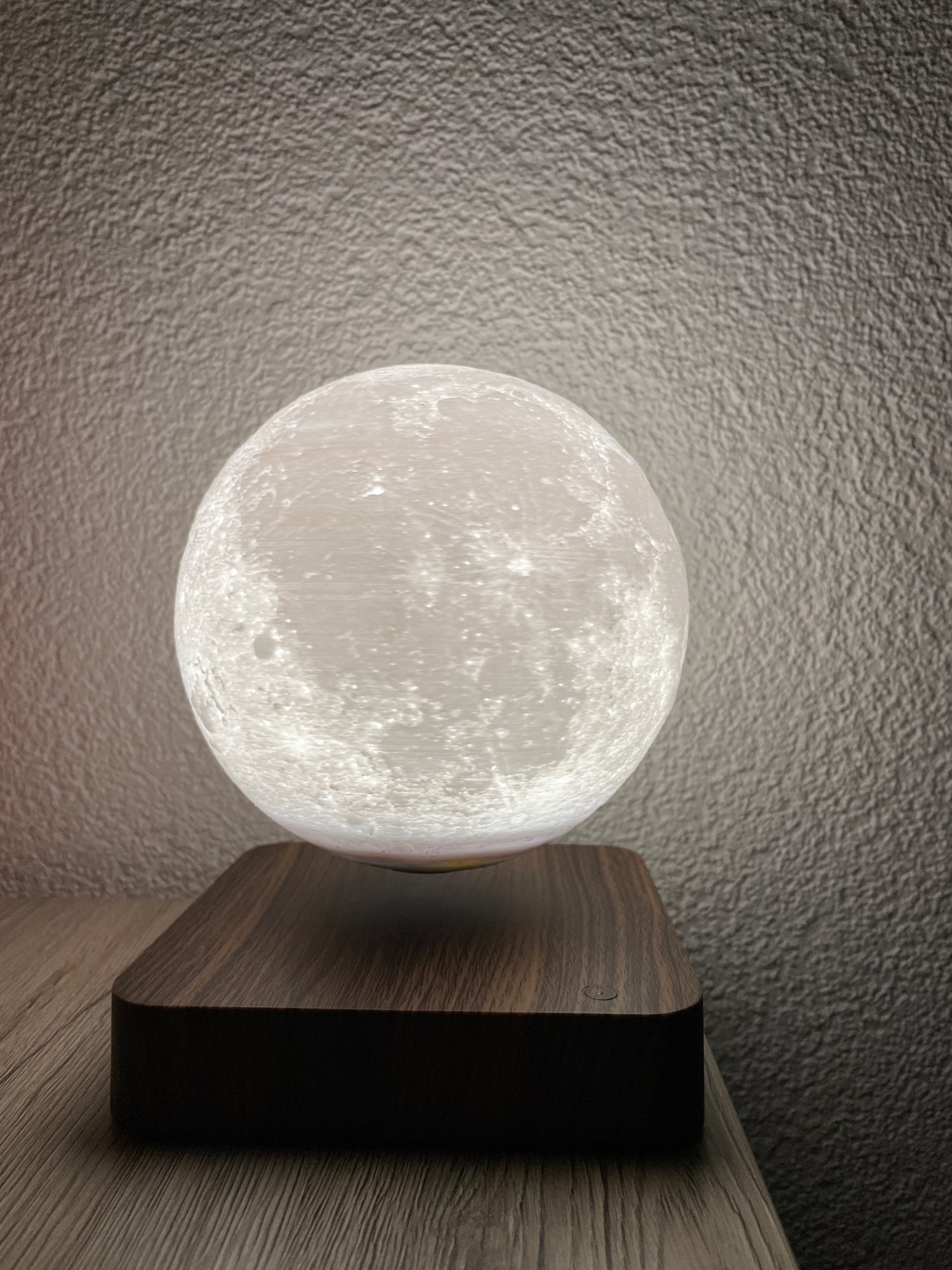 levitating moon lamp nightstand