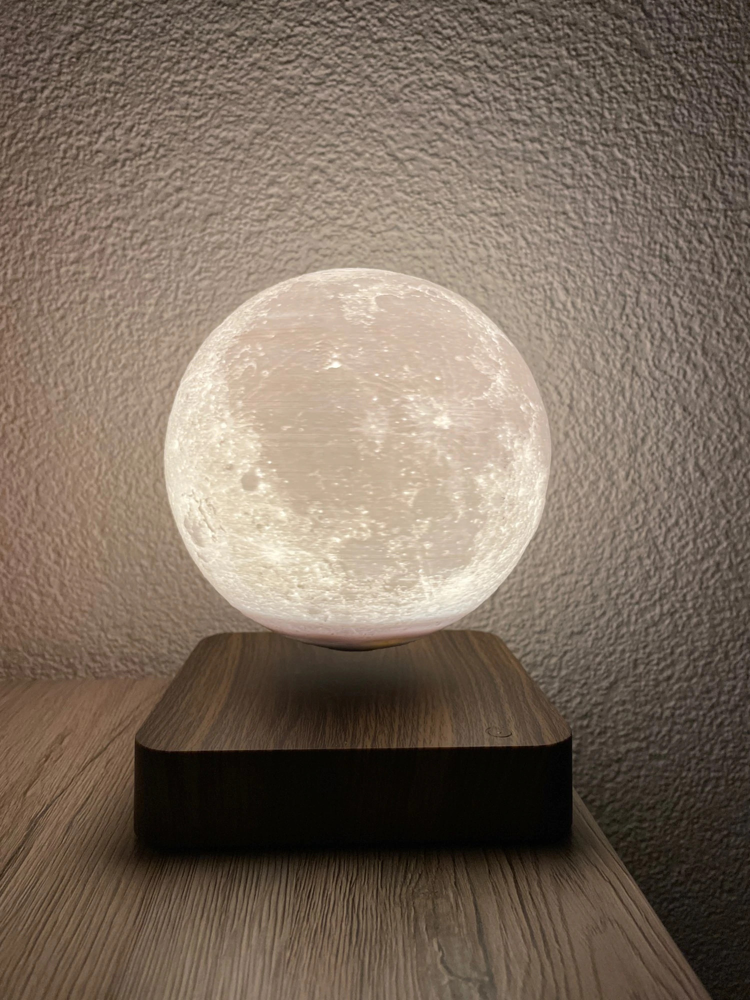 levitating magnetic moon lamp for desk