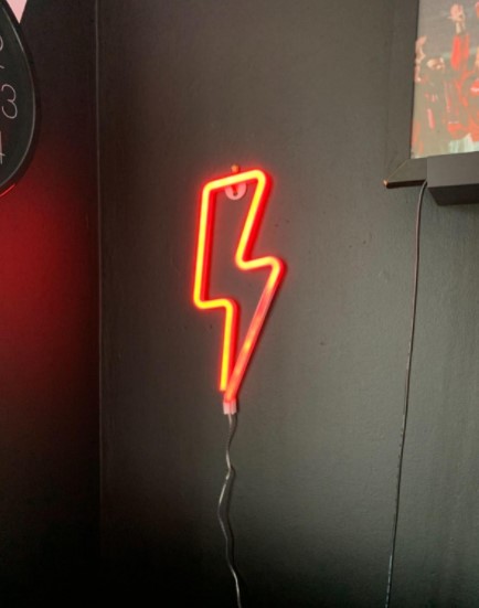 lightning bolt LED