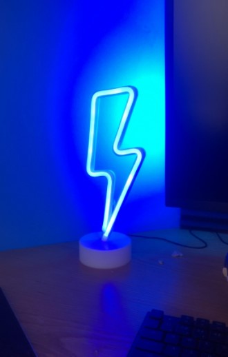 lightning bolt LED