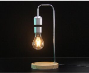 Floating Light Bulb with Wireless Charger