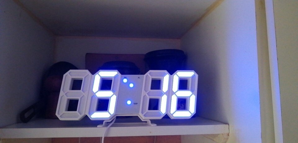 led digital number clock