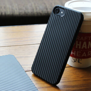 black carbon fiber iphone case