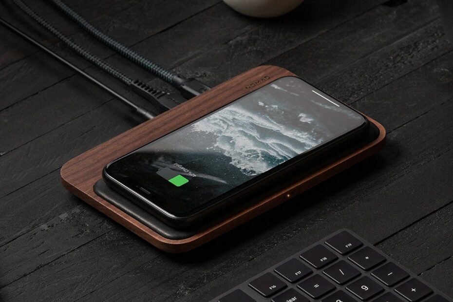 nomad base station hub in walnut