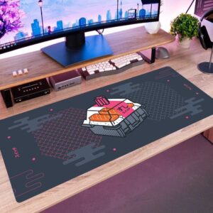 key switch desk mat