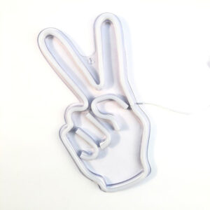 Peace Sign Neon Light
