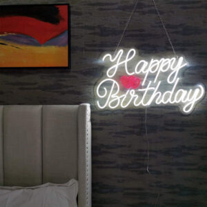 Neon Sign Happy Birthday