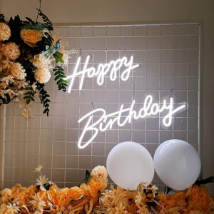 Neon Sign Happy Birthday