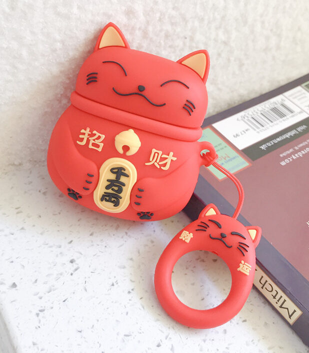 Lucky Cat AirPods Case - Setupedia Store