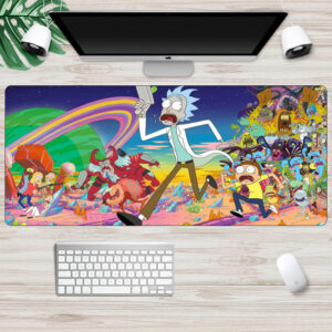 rick and morty mouse pad