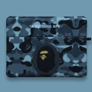 Blue Bape AirPod Case