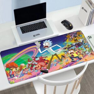 rick and morty desk pad