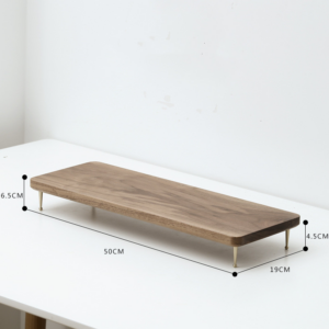 Walnut Wood Monitor Stand with USB