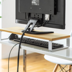 Thick Wooden Monitor Stand