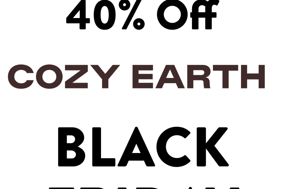 cozy earth black friday