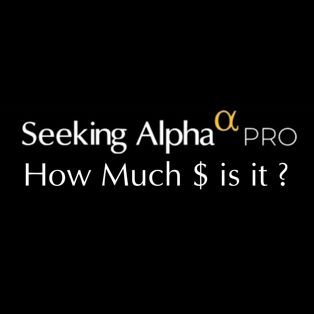 How Much is Seeking Alpha Pro ? Get it Today
