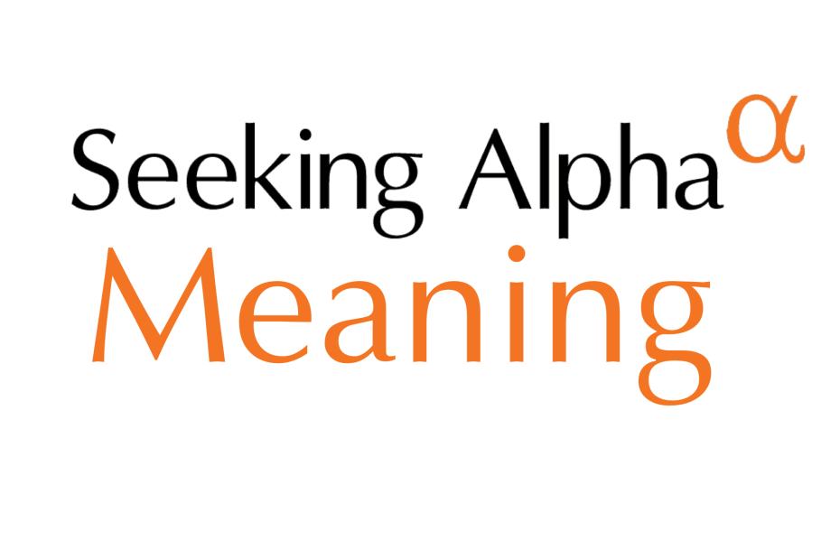 seeking alpha meaning