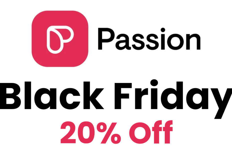 Passion IO Black Friday Offer