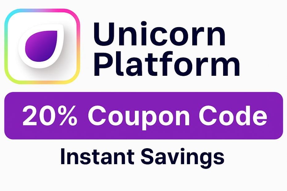 unicorn platform coupon code