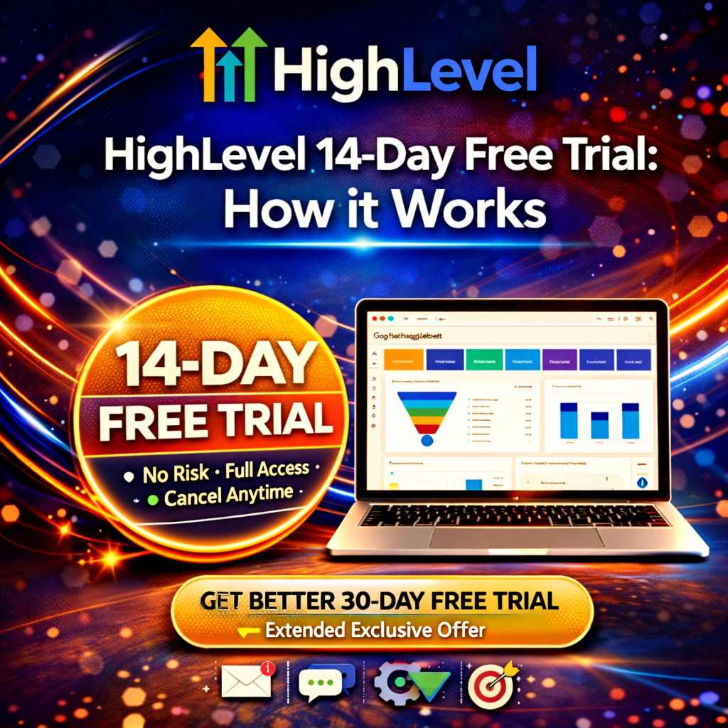 highlevel 14-day free trial how it works