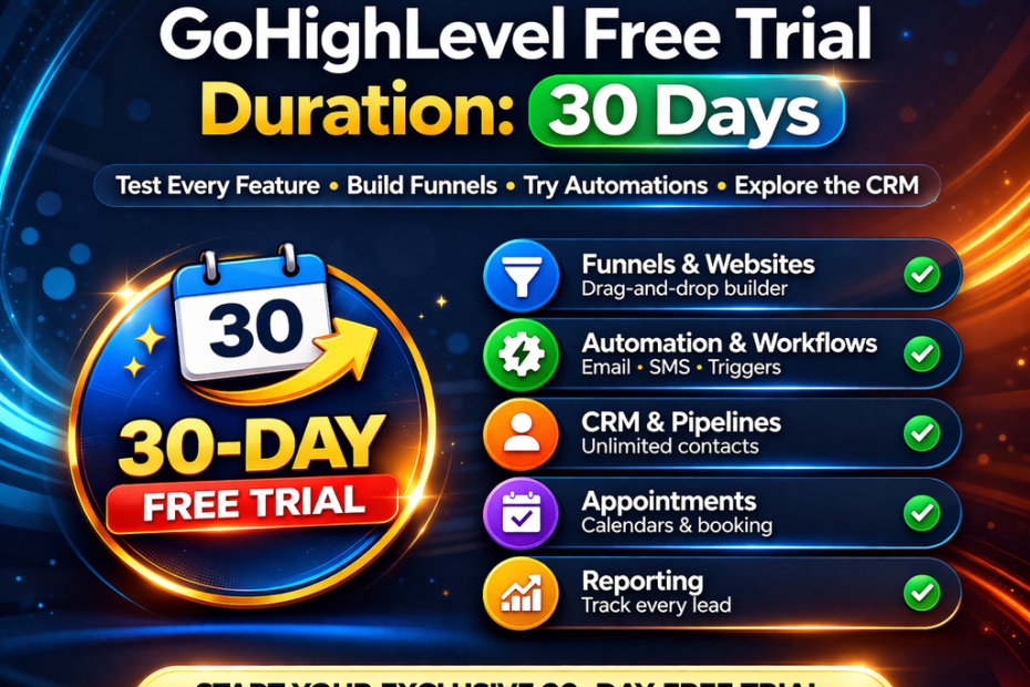 gohighlevel free trial duration