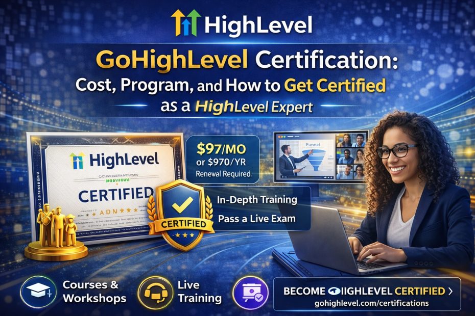 GoHighLevel Certification: Cost, Program, and How to Get Certified