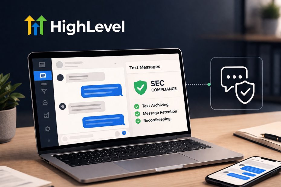 Can GoHighLevel texts be archived for SEC compliance