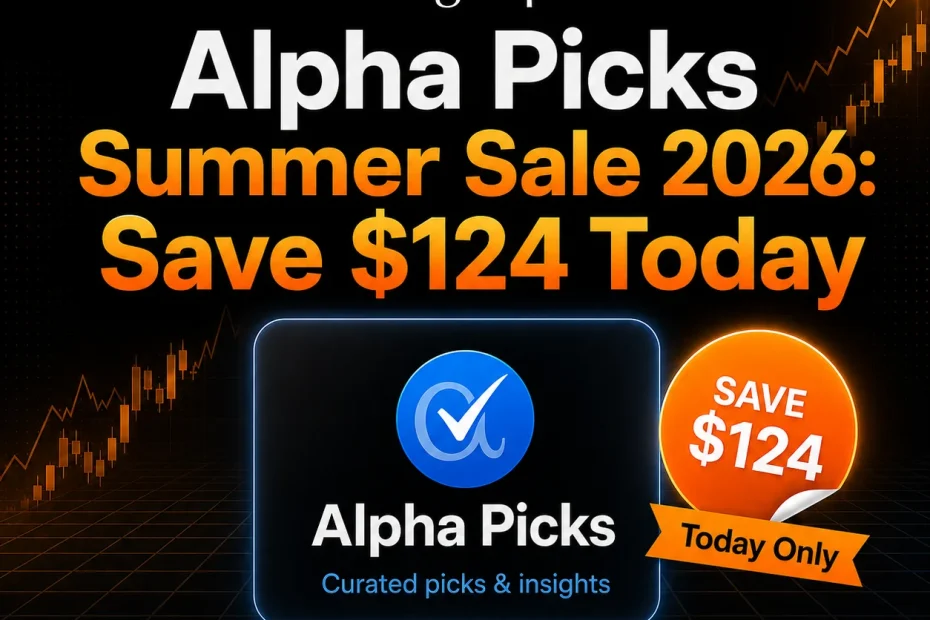 Alpha Picks Summer Sale 2026 — curated stock picks at $375 per year, save $124
