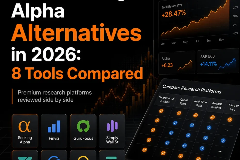 Best Seeking Alpha alternatives in 2026 — 8 investing tools compared side by side