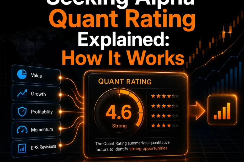 Seeking Alpha Quant Rating explained — how the 5-factor system calculates Strong Buy