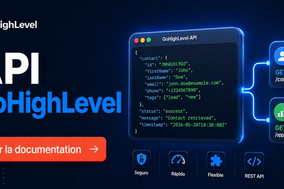 API GoHighLevel&nbsp;: documentation, v2 et cas d'usage