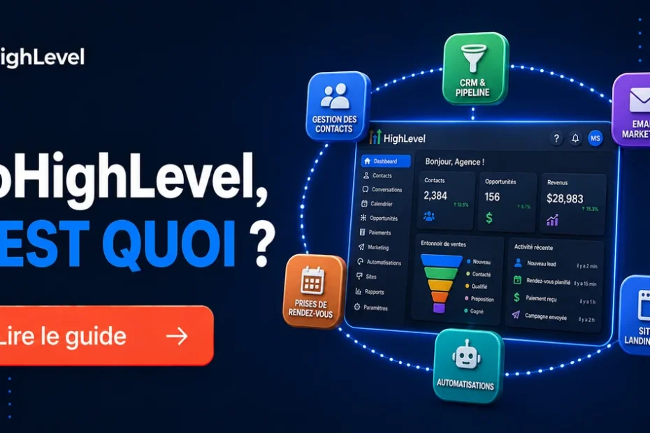 GoHighLevel, c'est quoi&nbsp;? Guide complet pour agences