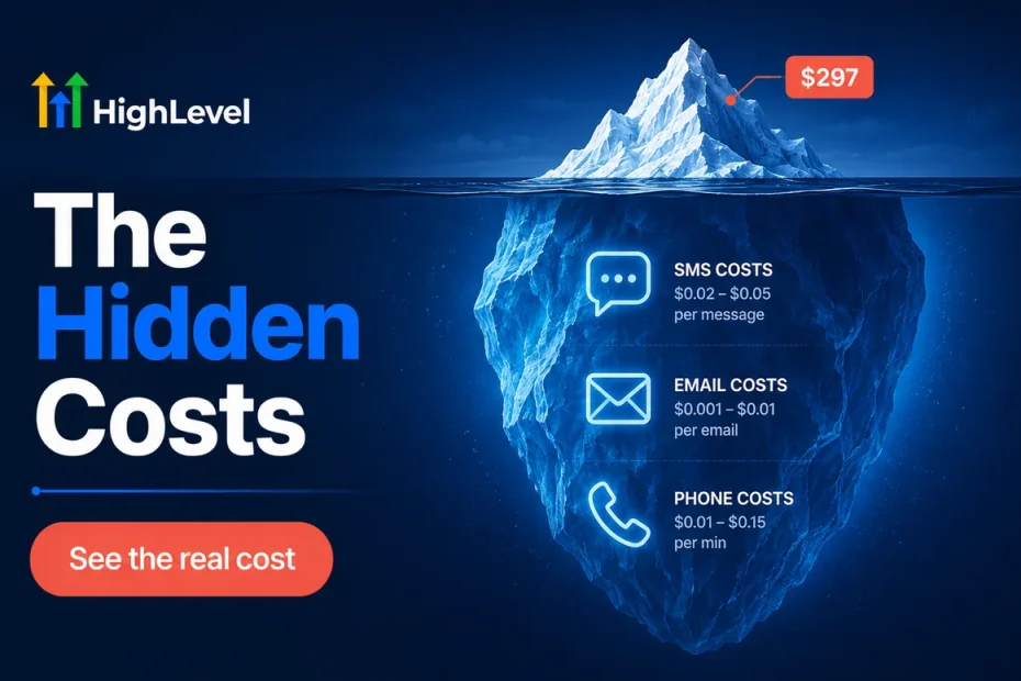The Hidden Costs of GoHighLevel: SMS, Email and Phone Numbers (2026)