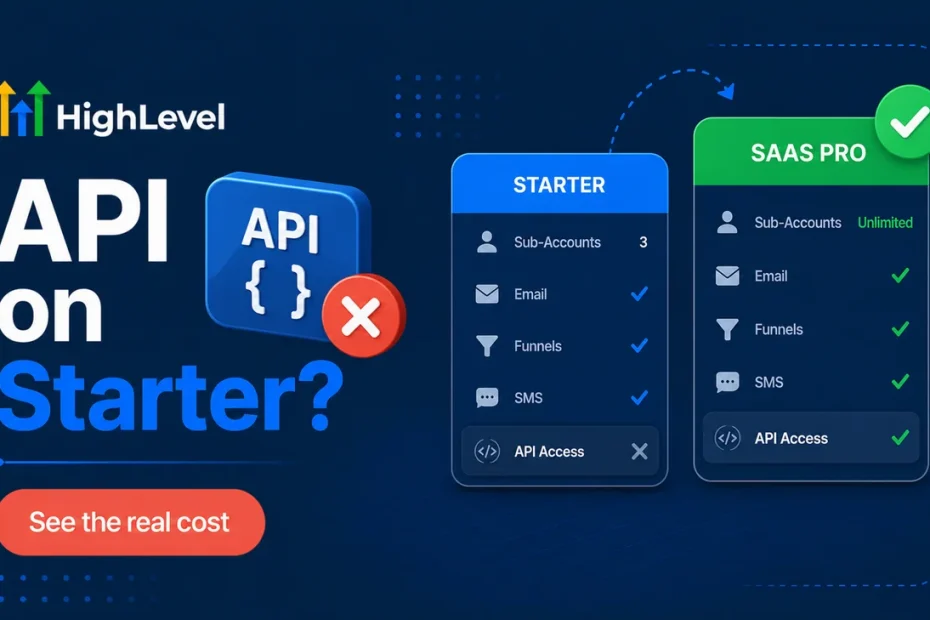 Does the GoHighLevel Starter Plan Include API Access?