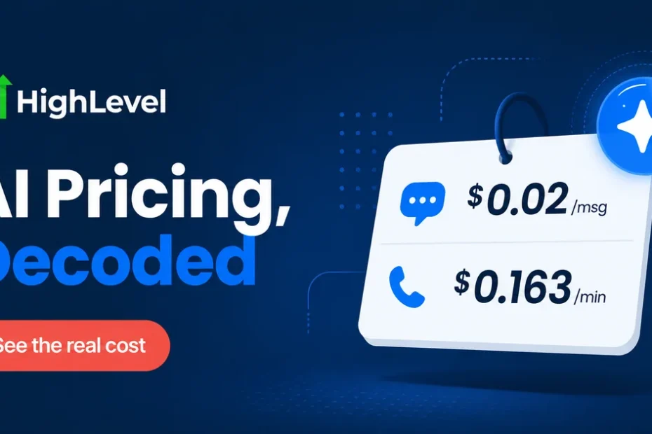 GoHighLevel Unlimited AI Pricing: What It Actually Costs in 2026