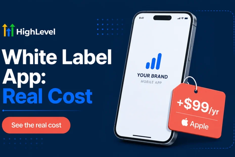 GoHighLevel White Label Mobile App: Real Cost Breakdown