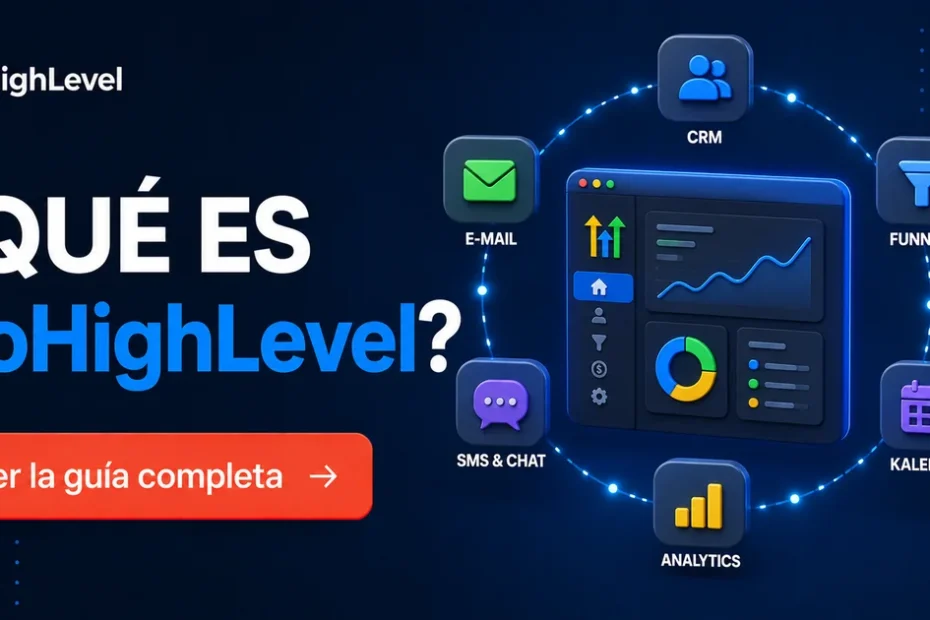 Qu&eacute; es GoHighLevel: gu&iacute;a completa para agencias (2026)